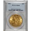 Image 1 : 1904 $20 MS64 PCGS. Excellent strike definition is see