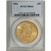 Image 1 : 1904 $20 MS64 PCGS. A lustrous lemon-gold Choice doubl