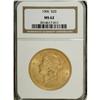 Image 1 : 1906 $20 MS62 NGC. Exquisite detail on the design feat