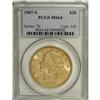 Image 3 : 1907-S $20 MS64 PCGS. This Choice example of the final