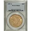 Image 3 : 1907-S $20 MS64 PCGS. A popular type coin, as the last