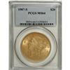 Image 3 : 1907-S $20 MS64 PCGS.