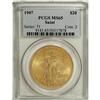 Image 3 : 1907 $20 Arabic Numerals MS65 PCGS. After a brief prod