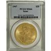 Image 3 : 1907 $20 Arabic Numerals MS66 PCGS. This beautiful fir