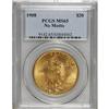 Image 1 : 1908 $20 No Motto MS65 PCGS. Long Rays Obverse, which