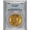 Image 1 : 1908 $20 No Motto MS65 PCGS. Frosty surfaces and sharp
