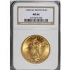 Image 1 : 1908 $20 No Motto MS66 NGC. Few gold issues are so ava