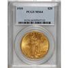Image 1 : 1910 $20 MS64 PCGS. Luster dominates the peach-tinted