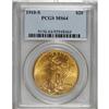 Image 1 : 1910-S $20 MS64 PCGS. A sun-gold example whose reverse