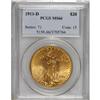 Image 3 : 1911-D $20 MS66 PCGS. The fine granularity of the surf