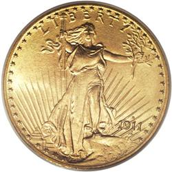 1911-D $20 MS66 PCGS. Both Denver and San Francisco ha