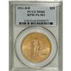 Image 3 : 1911-D/D $20 MS66 PCGS. Repunched Mintmark, FS-501. Th