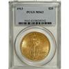 Image 1 : 1913 $20 MS63 PCGS. As World War I approached, mintage