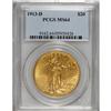 Image 1 : 1913-D $20 MS64 PCGS. Lustrous and boldly struck, with