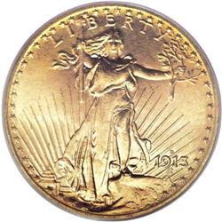 1913-D $20 MS65 PCGS. As with many issues from this pe