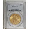 Image 3 : 1914 $20 MS64 PCGS. Philadelphia Mint double eagles fr