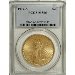 1914-S $20 MS65 PCGS. "Solid" would be an understateme