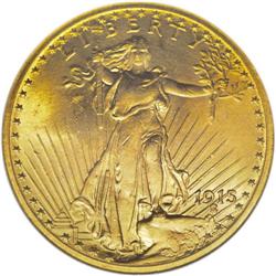 1915 $20 MS64 NGC. MS64 is the best grade in which mos