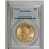 Image 1 : 1916-S $20 MS65 PCGS. Well struck with matte-like fiel
