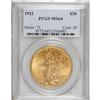 Image 1 : 1922 $20 MS64 PCGS. Boldly struck overall, with slight