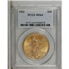 Image 1 : 1922 $20 MS64 PCGS. Bright and satiny, with light copp