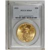 Image 1 : 1922 $20 MS64 PCGS. This flashy lemon-gold near-Gem ex