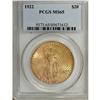 Image 1 : 1922 $20 MS65 PCGS. This smooth and lustrous lemon-tin