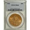 Image 1 : 1923 $20 MS64 PCGS. This near-Gem 1923 double eagle di