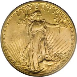 1923 $20 MS65 PCGS. This is a beautiful Gem with rich