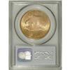 Image 2 : 1923-D $20 MS66 PCGS. Intense luster with copper-gold