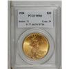 Image 1 : 1924 $20 MS66 PCGS. This is a beautiful Premium Gem wi