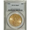 Image 3 : 1924 $20 MS67 PCGS. While both the 1924 and 1927 issue