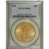 Image 1 : 1925 $20 MS65 PCGS. A splendid Gem whose radiant surfa