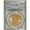 Image 1 : 1928 $20 MS66 PCGS. A delightful orange-gold represent