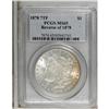 Image 1 : 1878 7TF S$1 Reverse of 1878 MS65 PCGS. A frosty Gem,