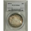 Image 1 : 1878-S S$1 MS66 PCGS. Fabulous russet-red, amber-gold,