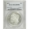 Image 1 : 1879 S$1 MS64 Deep Mirror Prooflike PCGS. This highly