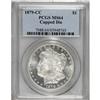 Image 3 : 1879-CC S$1 Capped Die MS64 PCGS. VAM-3. A Top 100 Var