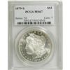 Image 1 : 1879-S S$1 MS67 PCGS. The lustrous, glistening surface