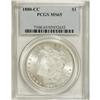 Image 1 : 1880-CC S$1 MS65 PCGS. A splendid Carson City Gem with