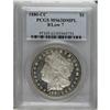 Image 1 : 1880-CC S$1 8 Over Low 7 MS63 Deep Mirror Prooflike PC