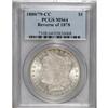 Image 1 : 1880/79-CC S$1 Reverse of 1878 MS64 PCGS. VAM-4. A Top