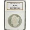 Image 1 : 1880/79-CC S$1 Reverse of 1878 MS64 Prooflike NGC. VAM