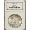 Image 1 : 1880-O S$1 MS64 NGC. Lustrous and boldly struck, save