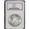Image 1 : 1880-S S$1 MS67 NGC. Frosty and untoned, with booming