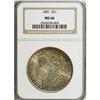 Image 3 : 1881 S$1 MS66 NGC. David Bowers (2005) writes of the 1