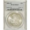 Image 1 : 1881-CC S$1 MS65 PCGS. Delicate chestnut-gold toning v