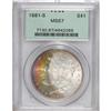 Image 1 : 1881-S S$1 MS67 PCGS. Typically well produced, with im