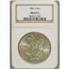 Image 1 : 1881-S S$1 MS67 S NGC. Fully struck with bright, coru