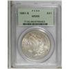 Image 3 : 1881-S S$1 MS68 PCGS. The surfaces are nearly untoned,